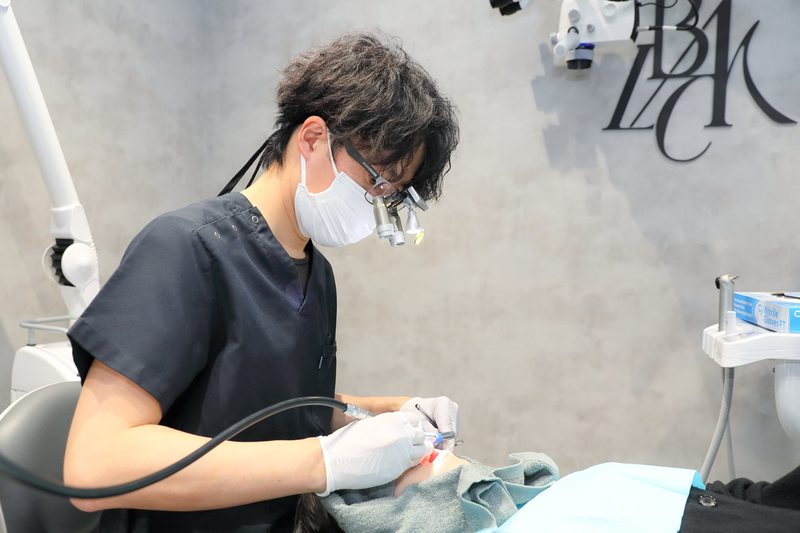 施術中